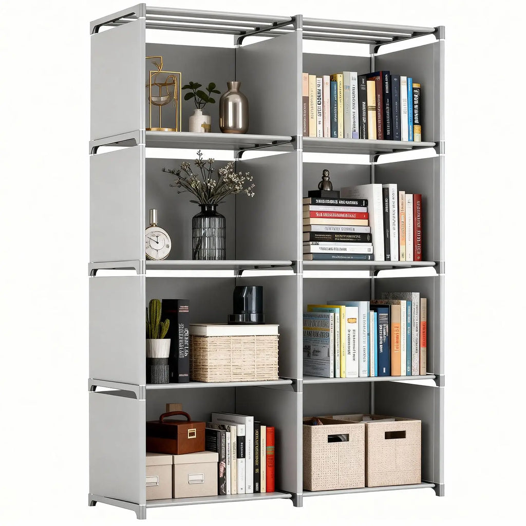 Book Shelf Storage Shelves Tool-Free Assembly Kids Bookshelf Bookcase Cube Storage Organizer for Kids Room Living Room Office