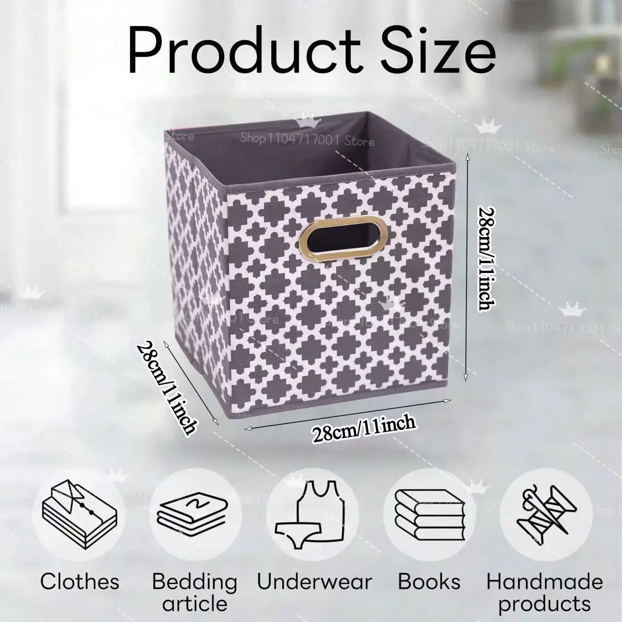 Multi-Purpose Storage Cubes Drawer for Closet Collapsible Clothing Underwear Kids Toys Books Storage Box for Storage Shelves