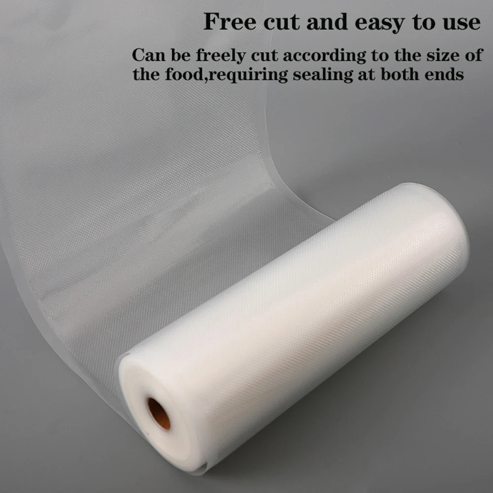 1 Rolls Vacuum Bags For Food, 500cm Per Roll,Reusable, BPA-free,Food Vacuum Sealer Bags For Vac Storage Meal Prep Sous Vide