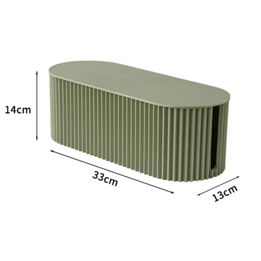 Wire Storage Box Large Capacity Data Plug Board Storage Box Desktop Cable Management Box Router Bracket