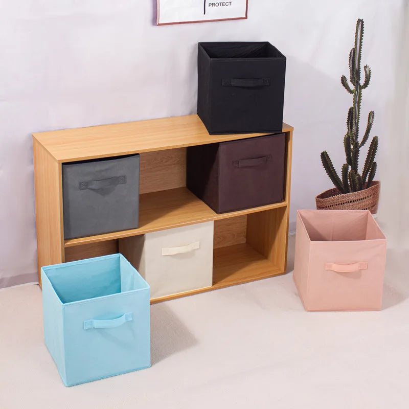 Foldable Fabric Storage Cubes Drawer Organization for Closet and Toys Storage Home Supplies Clothing Underwear Storage Box