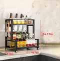 Modern Household Kitchen Spice Rack Countertop Storage Organizer Multifunctional Shelving Unit For Cooking Essentials