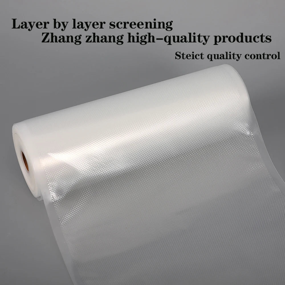 1 Rolls Vacuum Bags For Food, 500cm Per Roll,Reusable, BPA-free,Food Vacuum Sealer Bags For Vac Storage Meal Prep Sous Vide