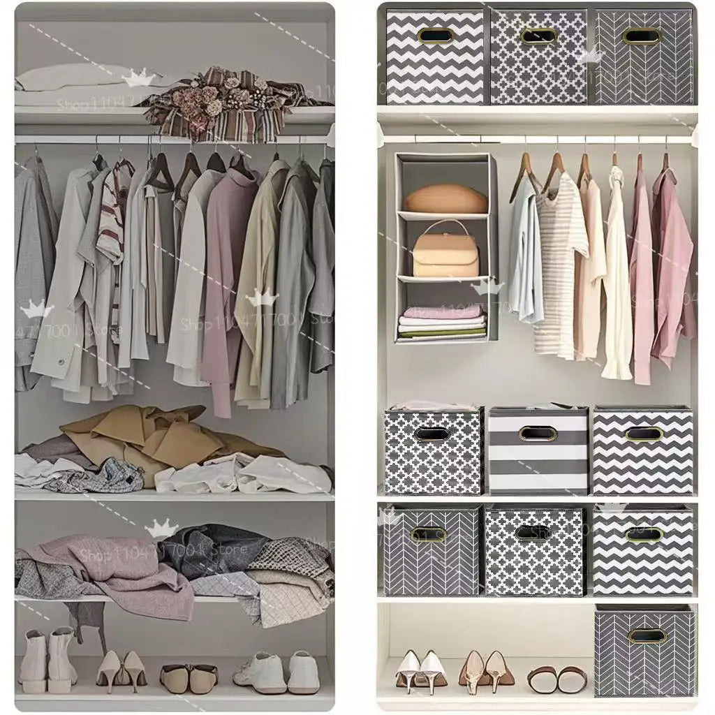 Multi-Purpose Storage Cubes Drawer for Closet Collapsible Clothing Underwear Kids Toys Books Storage Box for Storage Shelves