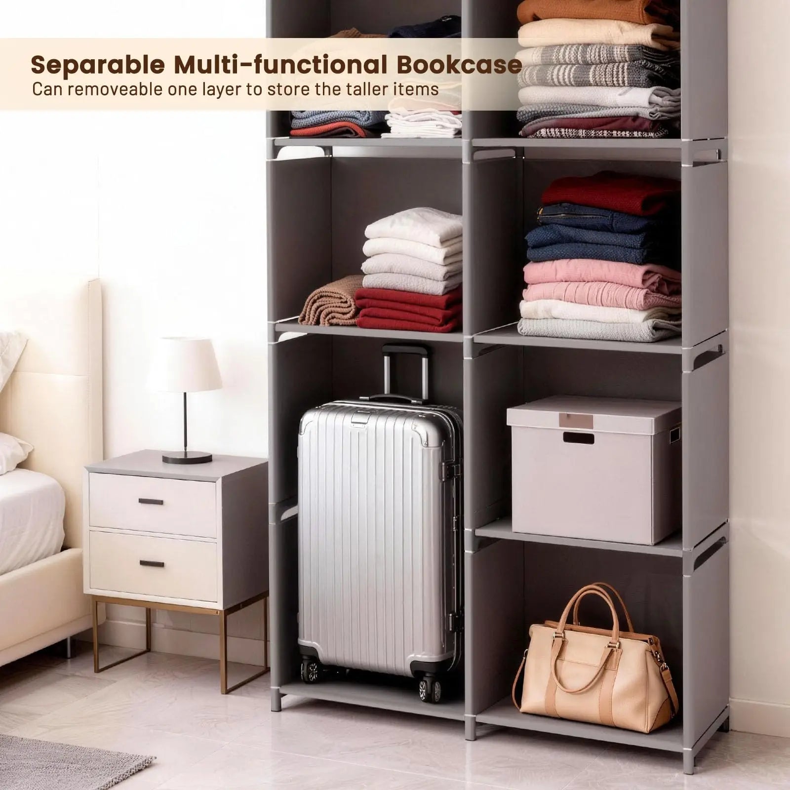 Book Shelf Storage Shelves Tool-Free Assembly Kids Bookshelf Bookcase Cube Storage Organizer for Kids Room Living Room Office