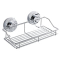 Shower Caddy Shelf Stainless Steel Suction Cup Shower Organizer Shelf No Drilling Heavy Duty Shower Caddy Rack for Bathroom