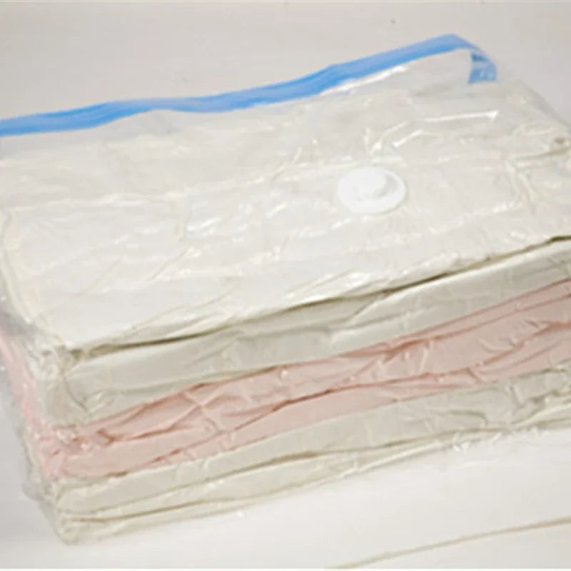 Vacuum Bag Storage Bag Home Organizer Transparent Border Foldable Clothes Organizer Seal Compressed Travel Saving Bag Package