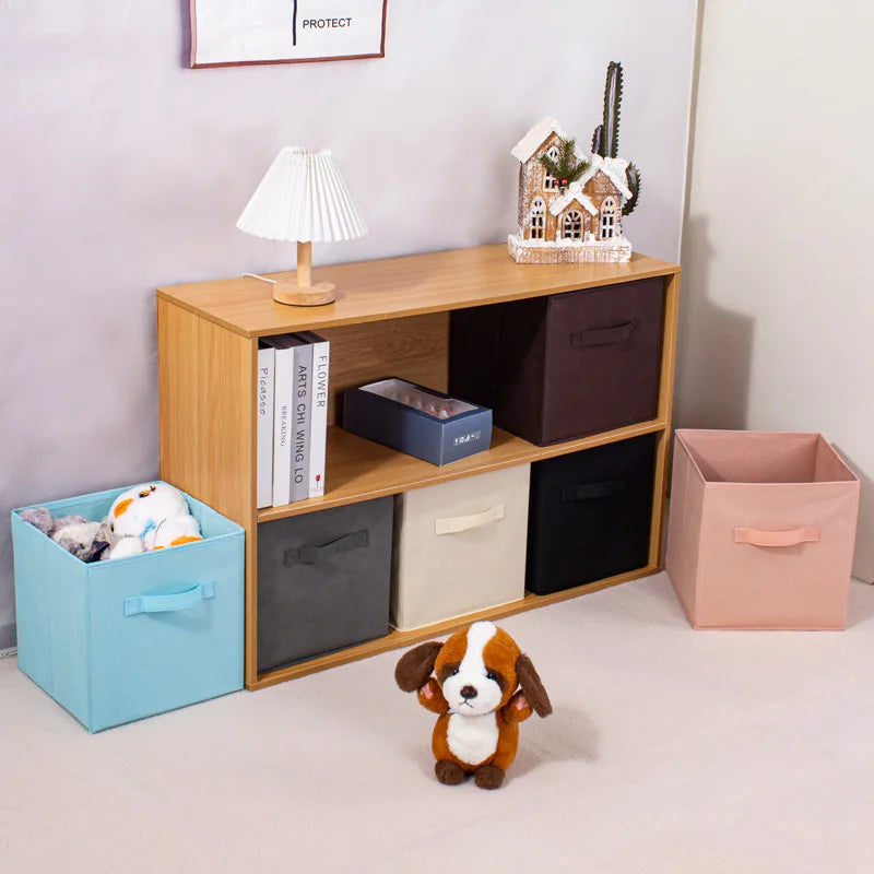 Foldable Fabric Storage Cubes Drawer Organization for Closet and Toys Storage Home Supplies Clothing Underwear Storage Box