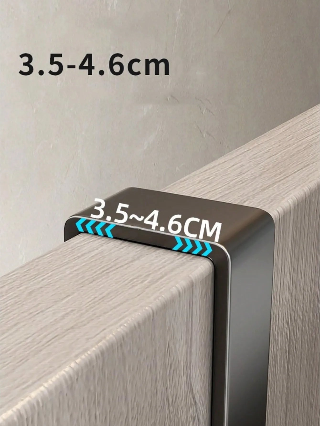 Easy-Install Over-The-Door Storage Rack - Multifunctional Metal Hooks for Bedroom, Bathroom & Kitchen Organization