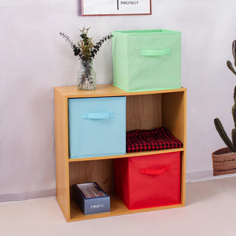 Foldable Fabric Storage Cubes Drawer Organization for Closet and Toys Storage Home Supplies Clothing Underwear Storage Box